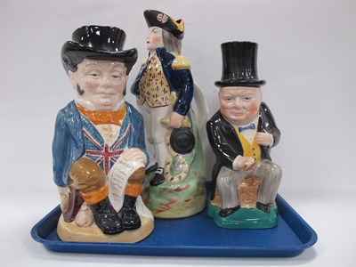 Lot 1200 - Kirkland Embassy Ware Churchill Toby Jug, with...