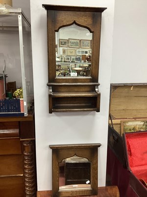 Lot 1553 - Mark Laverton Furniture Sheffield Oak Mirror,...