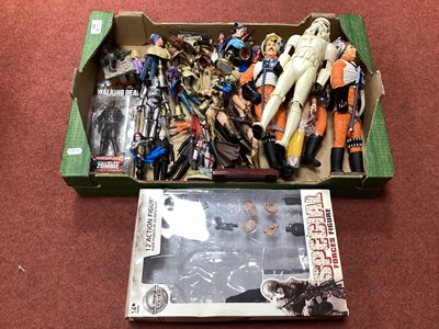 Lot 581 - A Quantity of Plastic and Resin Action Figures...