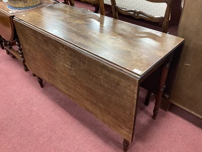 Lot 1539 - XIX Century Mahogany Drop Leaf Dining Table,...