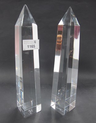 Lot 1165 - Atlantis Chrotta Obelisk Sculptures,...