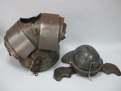 Lot 1313 - A XX Century Metal Armour Breastplate, of...