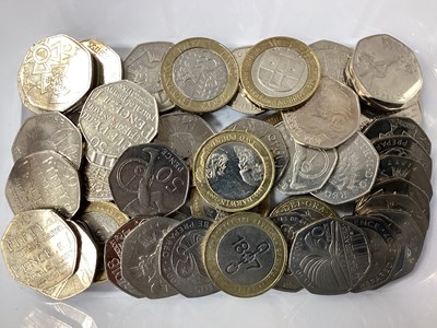 Lot 379 - Collection Of GB Redeemable £2 And 50p Coins,...