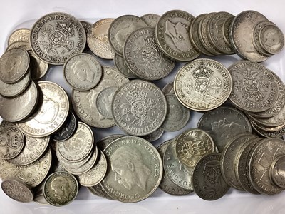 Lot 439 - Collection Of GB Pre 1947 Silver Coins, Half...