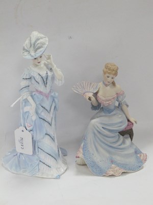 Lot 1239 - Worcester 'Arabella' Figurine, and Coalport...