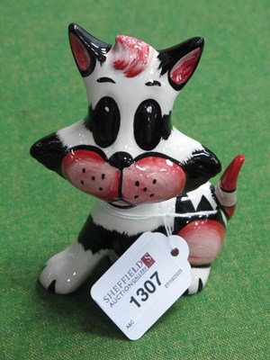 Lot 1307 - Lorna Bailey - Catrina the Cat, 12.5cm high.