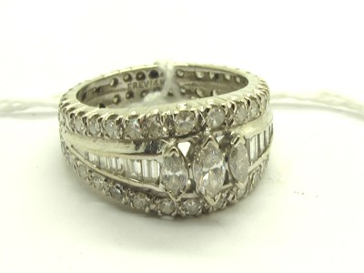 Lot 231 - Harold Freeman; A Modern American Diamond Set...