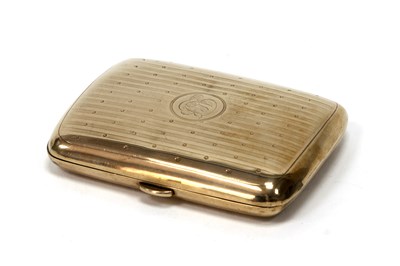 Lot 263 - A 9ct Gold Cigarette Case, Birmingham 1911, of...