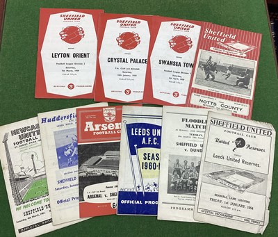 Lot 942 - Sheffield United Programmes - Reserves 53-4 v....