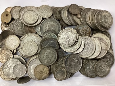 Lot 386 - GB Pre 1947 Silver Coins, Half Crowns, Florins,...