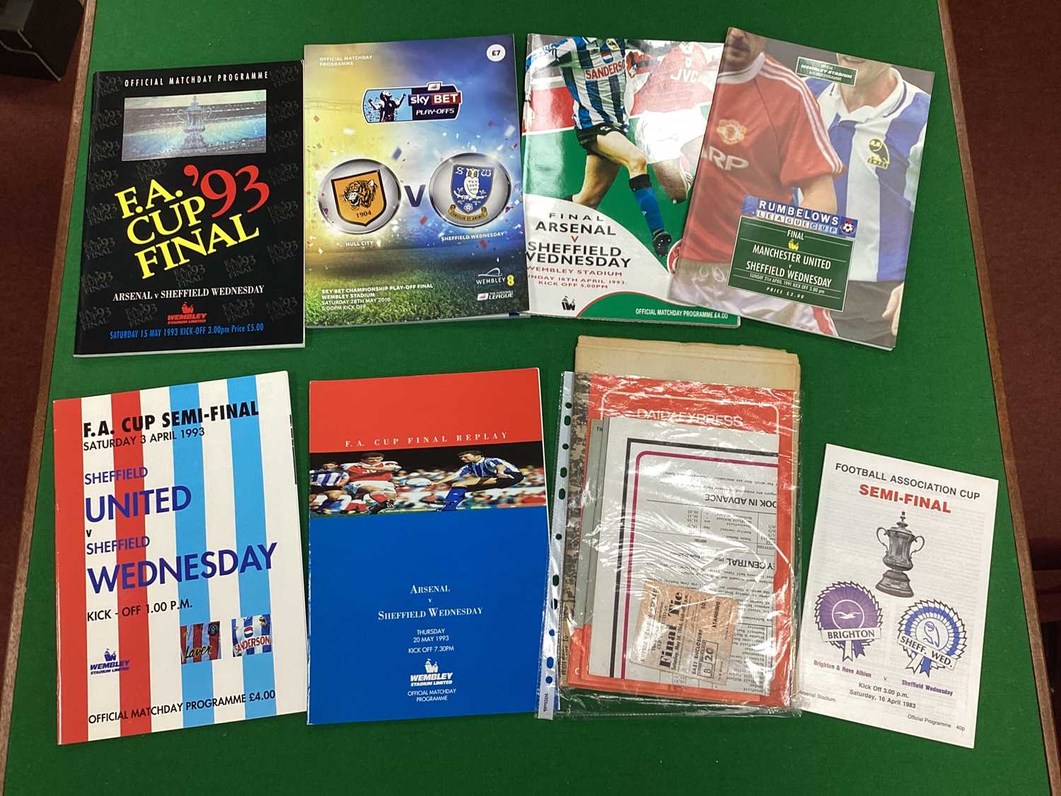 Lot 747 Sheffield Wednesday Big Match Programmes