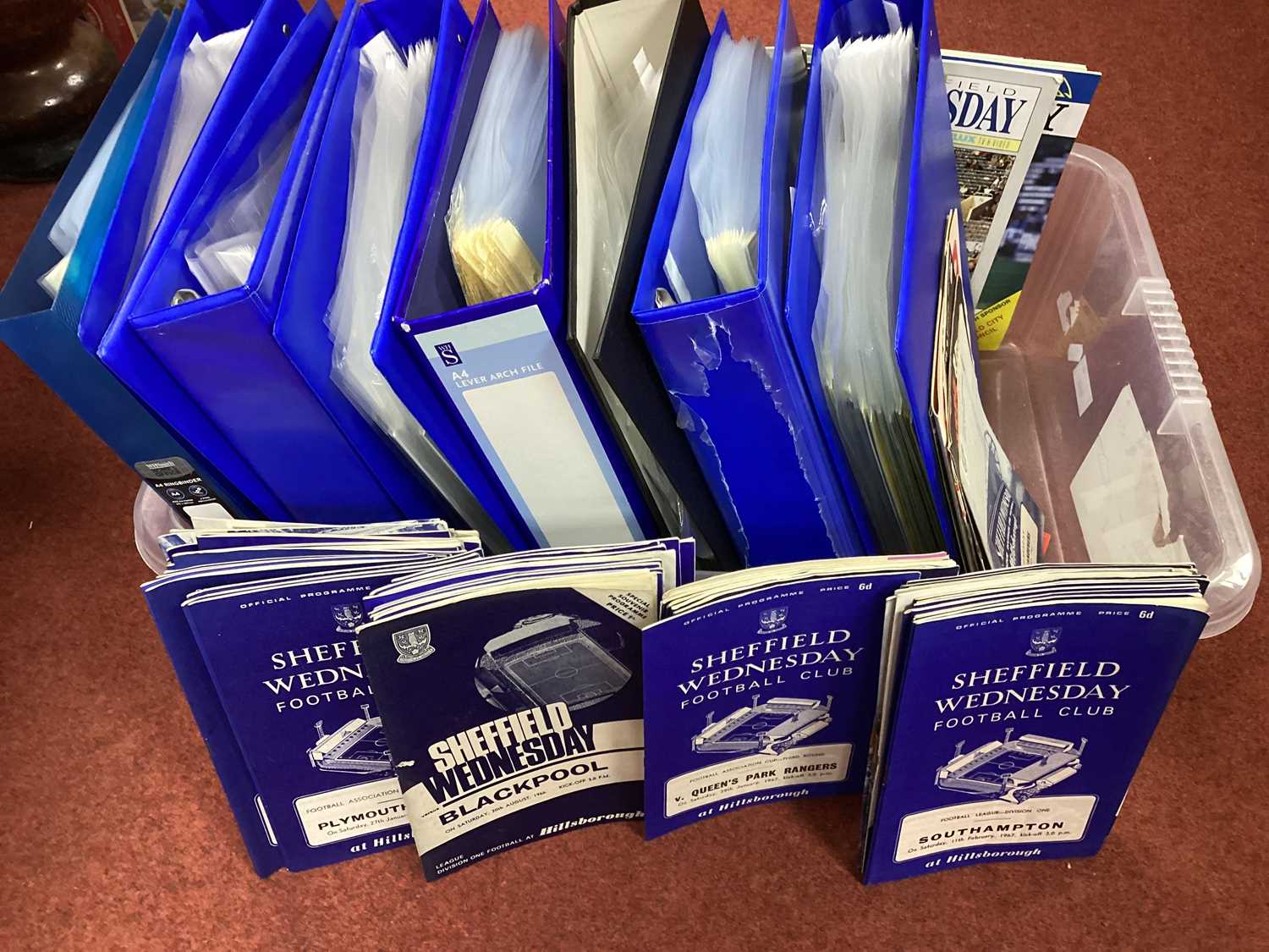 Lot 846 Sheffield Wednesday Programmes 1960 S 70 S