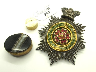 Lot 247 - A Lancashire Police Helmet Plate, highlighted...