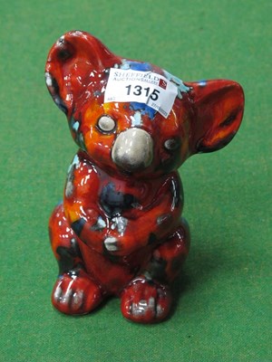 Lot 1315 - Anita Harris Cute Model of a Koala Bear, gold...