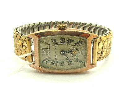 Lot 297 - Barbricos; A 9ct Gold Cased Gent's Wristwatch,...