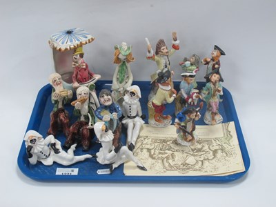 Lot 1221 - Alan Young Figurines (x 3). Capodimonte...