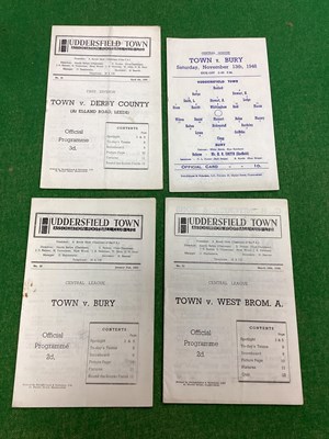 Lot 731 - Huddersfield Town Reserves Programmes, 48-9 v,...