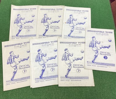 Lot 732 - Huddersfield Town Reserves Programmes, 50-1 v....