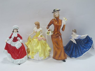 Lot 1250 - Royal Doulton Figurines, 'Eliza', 'Winter',...