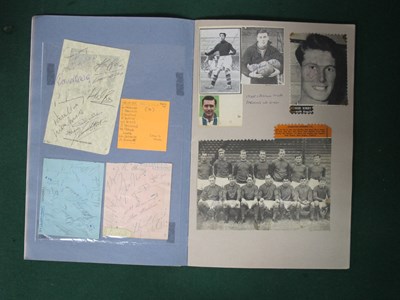 Lot 578 - Autographs - George Hardwick, Jimmy Hagan, Ken...