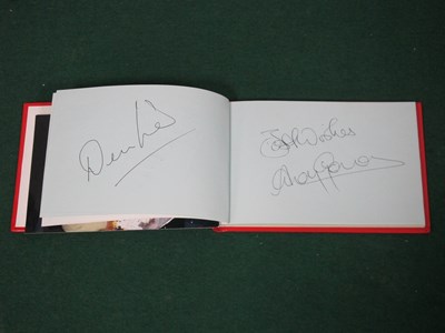 Lot 593 - Autographs - George Best, Jimmy Greaves, Denis...