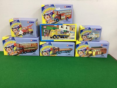 Lot 812 - Seven Corgi Diecast Model Commercial Vehicles,...