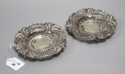 Lot 26 - A Pair of Decorative Victorian Hallmarked...