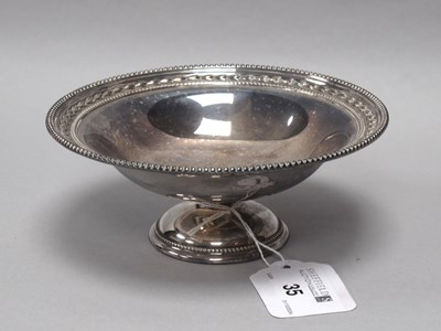 Lot 35 - A Hallmarked Silver Pedestal Dish, JD&S,...