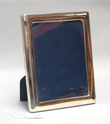 Lot 19 - A Modern Hallmarked Silver Mounted Rectangular...