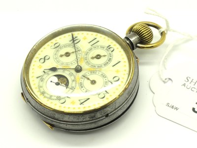 Lot 319 - A c.Early XX Century Moonphase Calendar...