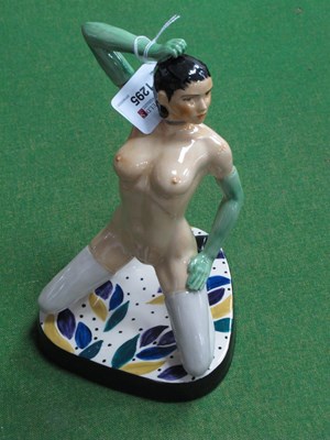 Lot 1295 - Peggy Davies Erotic Figurine 'Megan', an...