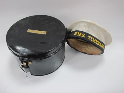 Lot 1319 - An Early XX Century Metal Naval Hat Tin, 27cm...