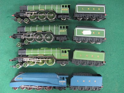 Lot 551 - Four Hornby 'OO' Gauge/4mm Unboxed 4-6-2...