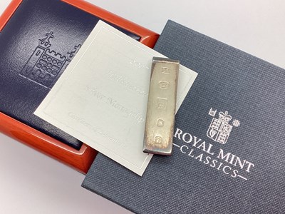 Lot 3 - Royal Mint; A Hallmarked Silver Money Clip,...