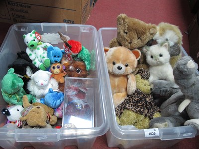 Lot 1035 - An Assortment of Soft Toys and Teddies, to...