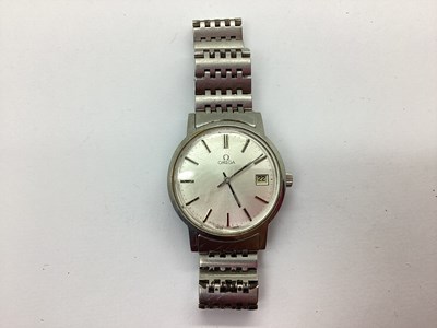 Lot 113 - Omega; A (Tool 9070) Stainless Steel Gent's...