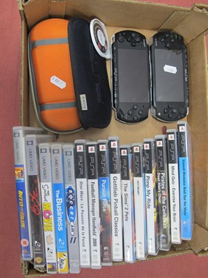 Lot 574 - Fifteen Sony Playstation Portable (PSP) Games...