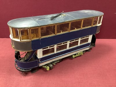 Lot 744 - A Kit Built O Gauge/7mm Unboxed Pre-War Tram...