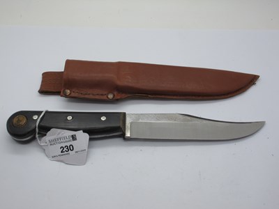 Lot 230 - Bowie knife, J. Nowill Sheffield horn handle,...