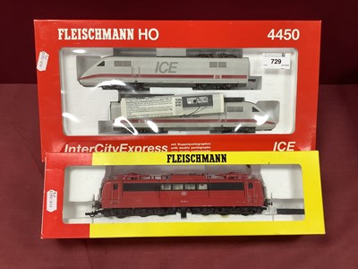 Lot 729 - Two Fleischmann HO Gauge Boxed Continental...