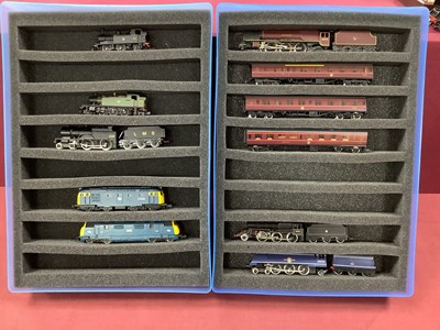 Lot 754 - Eight 'N' Gauge/2mm Unboxed Locomotives,...