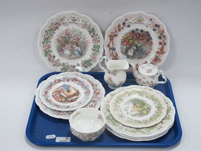 Lot 1215 - Royal Doulton 'Brambley Hedge' Three Piece Tea...