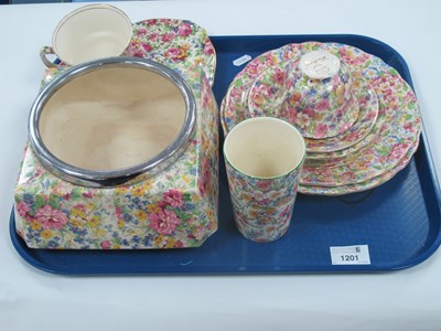 Lot 1201 - Chintz - Winton T.V cup and saucer. Springtime...