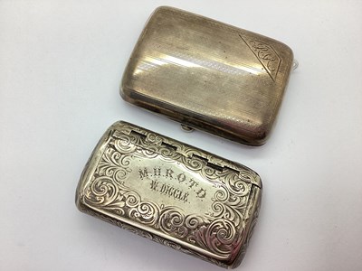 Lot 2 - A Hallmarked Silver Snuff Box, possibly Alford...