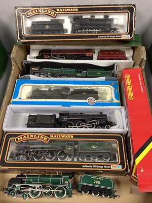 Lot 307 - Nine OO Scale Steam Outline Locomotives, by...