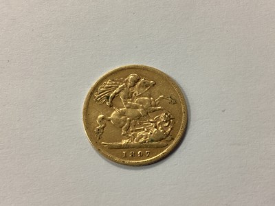 Lot 539 - 1897 Victoria Gold Half Sovereign.