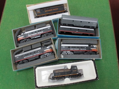 Lot 691 - Six 'HO' Gauge Boxed U.S.A Outline "Southern...