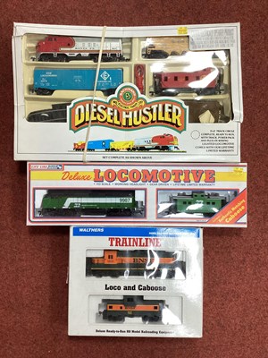 Lot 329 - Three American HO Gauge Train Packs, by...