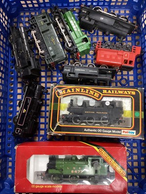 Lot 346 - Nine OO Gauge Tank Locomotives, both steam...