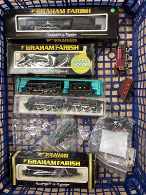 Lot 360 - Eight N Gauge Locomotives, mainly British...